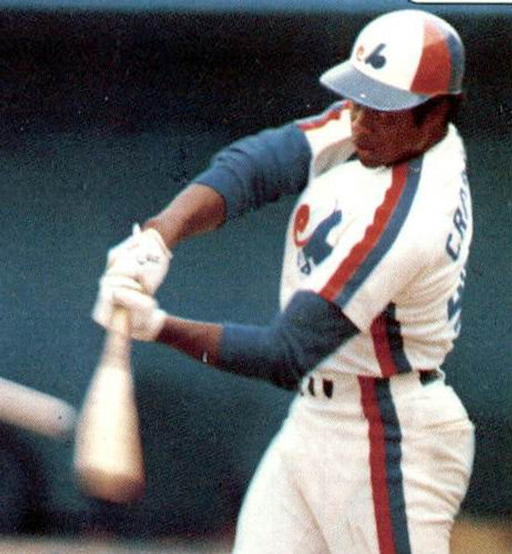 Montreal Expos Warren Cromartie Cooperstown MLB jersey front view