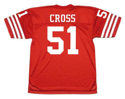 San Francisco 49ers Randy Cross NFL jersey front view
