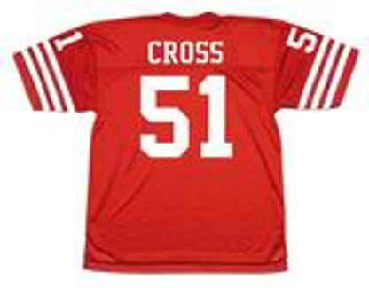 San Francisco 49ers Randy Cross NFL jersey front view