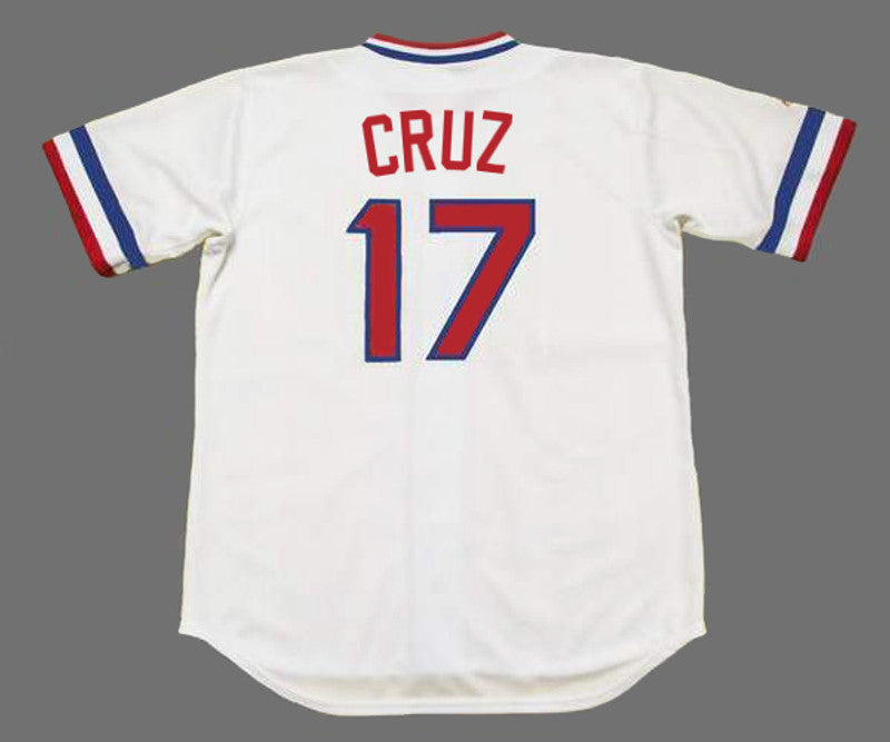 Texas Rangers Nelson Cruz 1970s MLB jersey front view