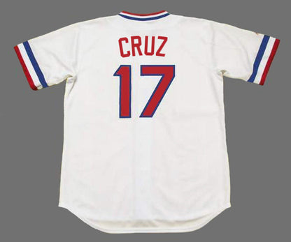 Texas Rangers Nelson Cruz 1970s MLB jersey front view