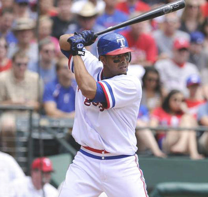 Texas Rangers Nelson Cruz 1970s MLB jersey front view
