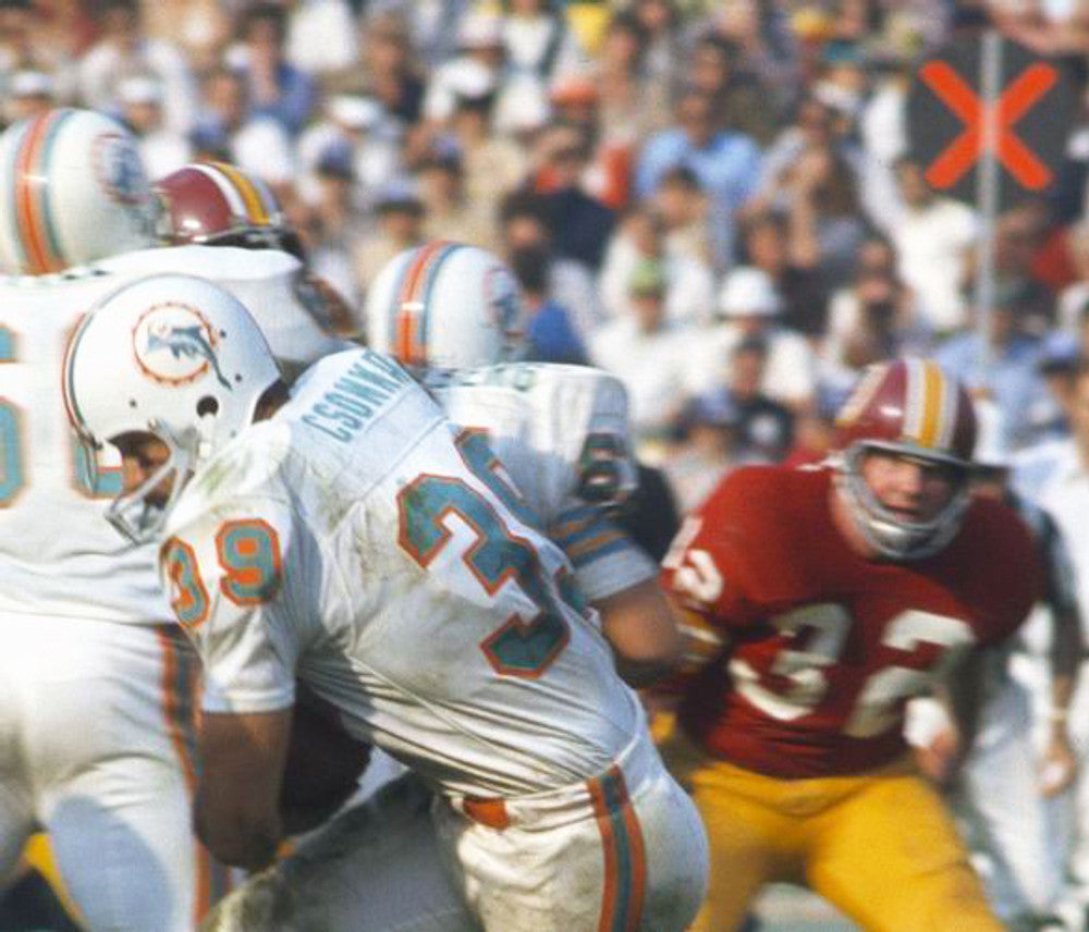 Miami Dolphins 1970s Name Number NFL jersey front view