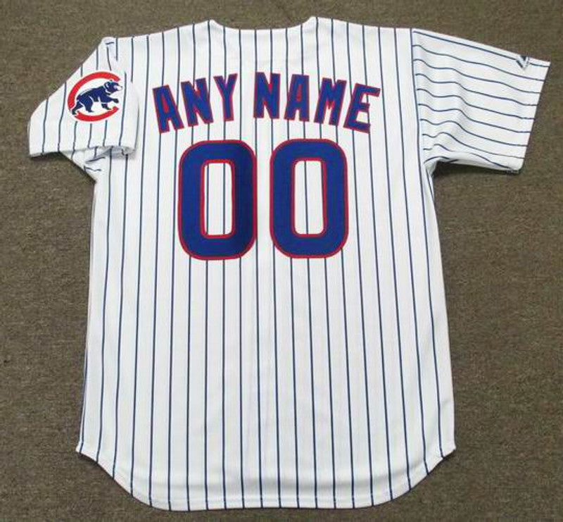 Chicago Cubs Name Number MLB jersey front view