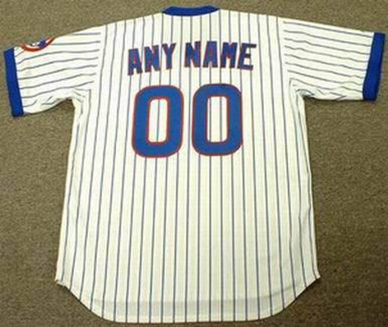 Chicago Cubs Cooperstown With Any Name Numbers MLB jersey front view