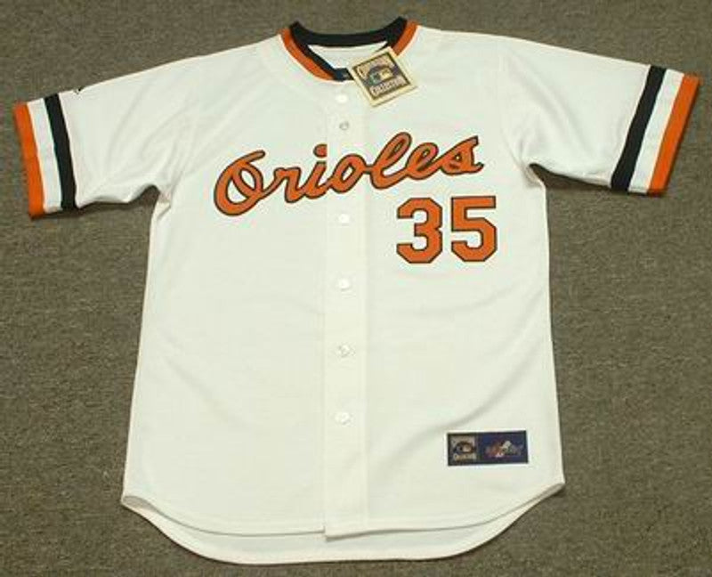Baltimore Orioles Mike Cuellar Cooperstown MLB jersey front view