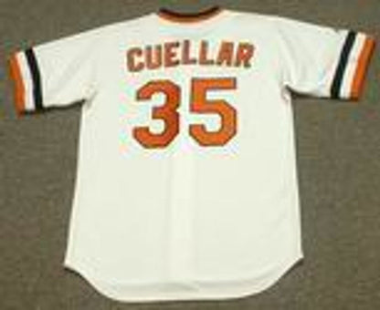Baltimore Orioles Mike Cuellar Cooperstown MLB jersey front view