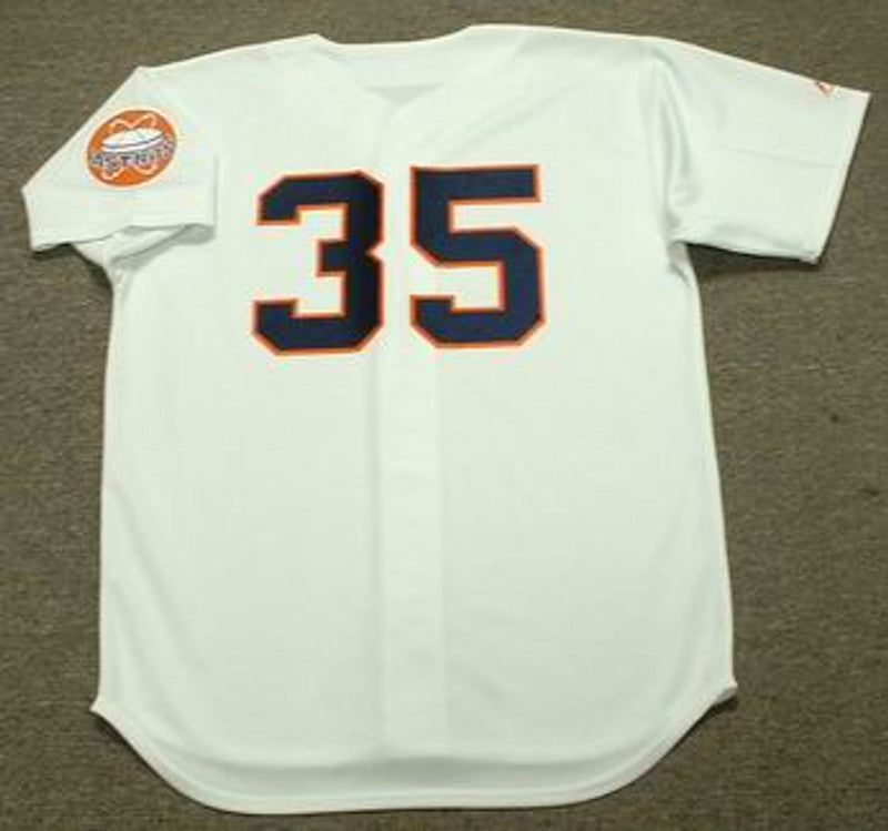 Houston Astros Mike Cuellar 1960s Cooperstown MLB jersey front view