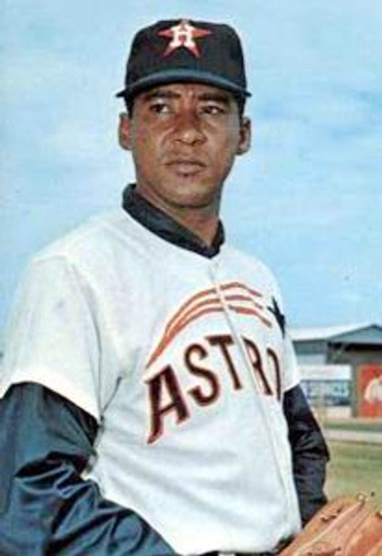 Houston Astros Mike Cuellar 1960s Cooperstown MLB jersey front view