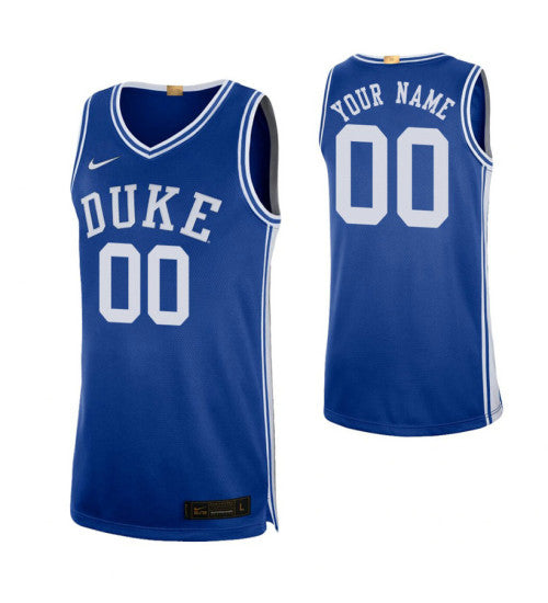 Duke Blue Devils 00 Custom College Basketball Alumni Limited Jersey Royal stitched retro jersey