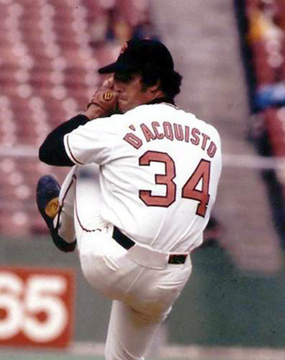 San Francisco Giants John Dacquisto Cooperstown MLB jersey front view