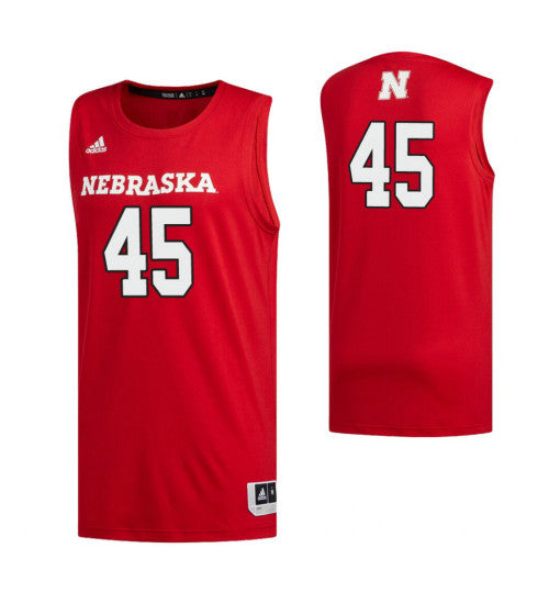 Nebraska Cornhuskers 45 Dalano Banton College Basketball Jersey Scarlet | Stitched Jersey RTJS 8185