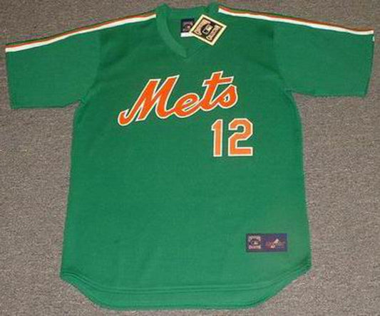 New York Mets Ron Darling Cooperstown St Pattys MLB jersey front view