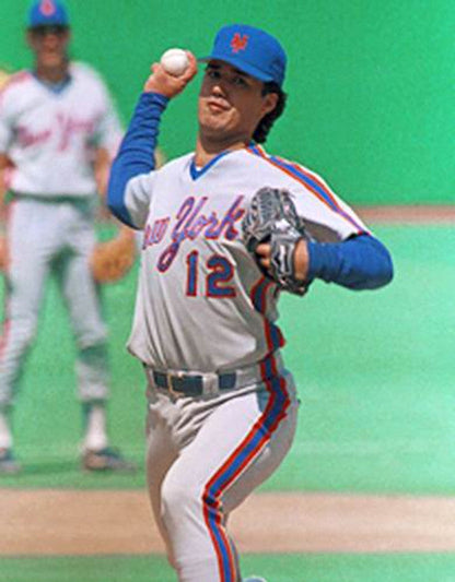 New York Mets Ron Darling Cooperstown MLB jersey front view