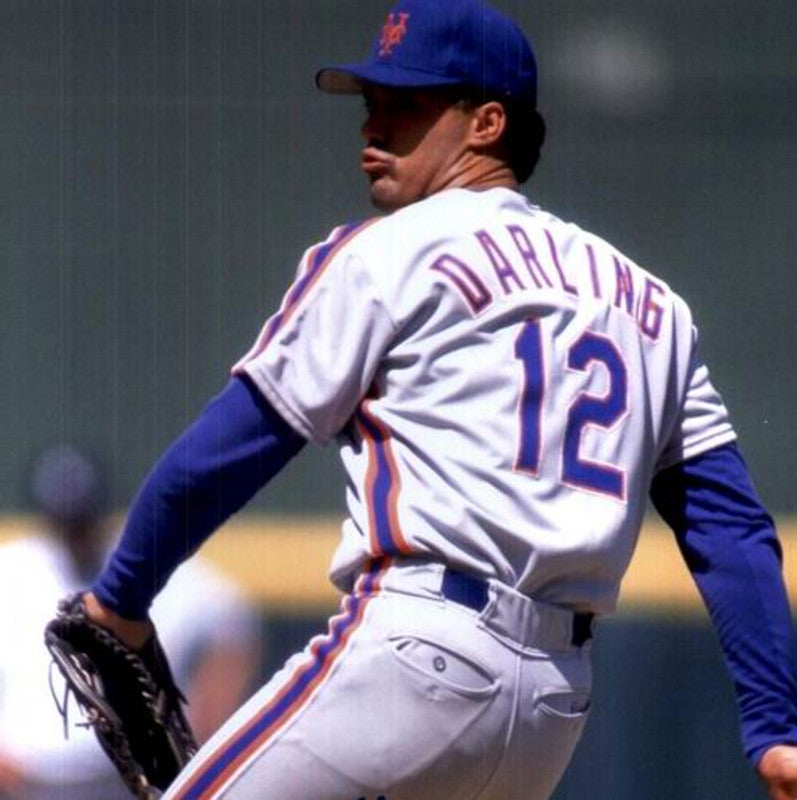 New York Mets Ron Darling Cooperstown MLB jersey front view