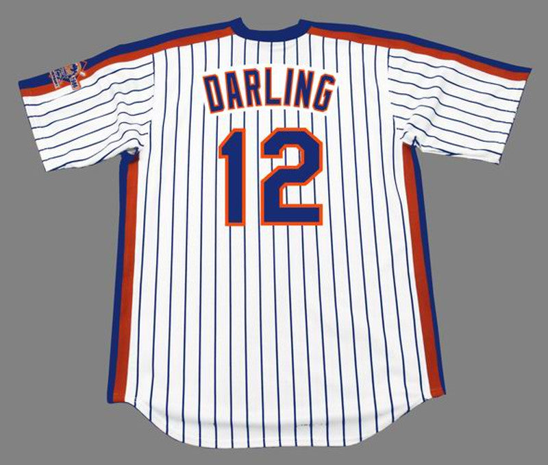 New York Mets Ron Darling Cooperstown MLB jersey front view