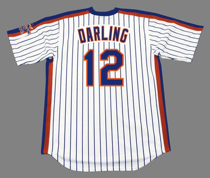 New York Mets Ron Darling Cooperstown MLB jersey front view