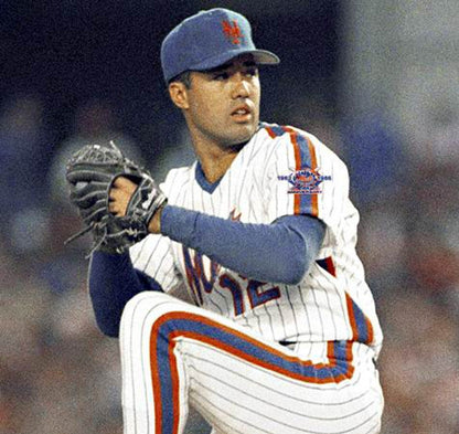 New York Mets Ron Darling Cooperstown MLB jersey front view