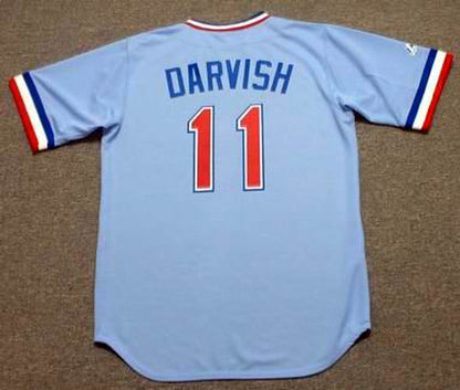 Texas Rangers Yu Darvish 1980s Cooperstown MLB jersey front view