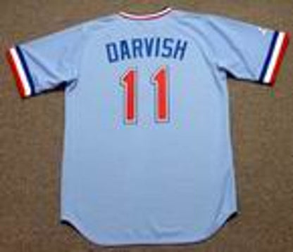Texas Rangers Yu Darvish 1980s Cooperstown MLB jersey front view