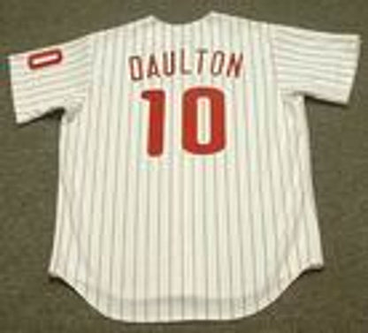 Philadelphia Phillies Darren Daulton MLB jersey front view