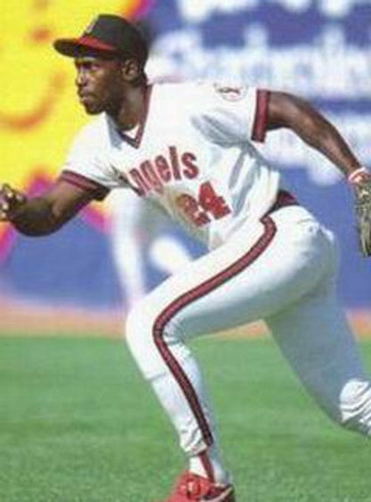 Chili Davis California Angels Cooperstown Throwback Home Baseball Stitched Jersey jersey front view