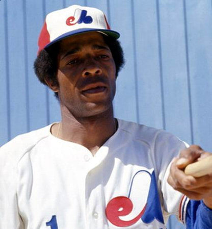 Montreal Expos Willie Davis Cooperstown MLB jersey front view