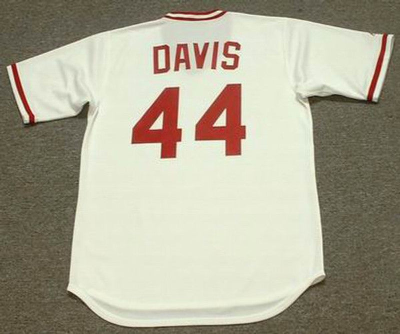 Cincinnati Reds Eric Davis Cooperstown MLB jersey front view