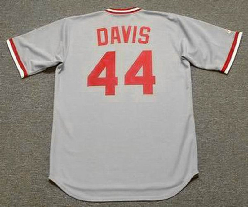 Cincinnati Reds Eric Davis Cooperstown MLB jersey front view