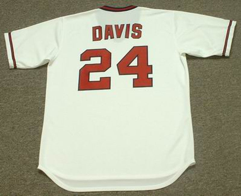 Chili Davis California Angels Cooperstown Throwback Home Baseball Stitched Jersey jersey front view