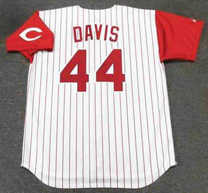 Cincinnati Reds Eric Davis MLB jersey front view