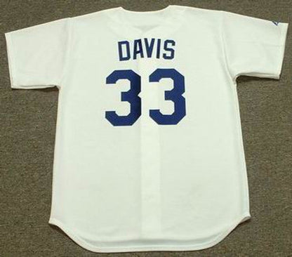 Los Angeles Dodgers Eric Davis Cooperstown MLB jersey front view