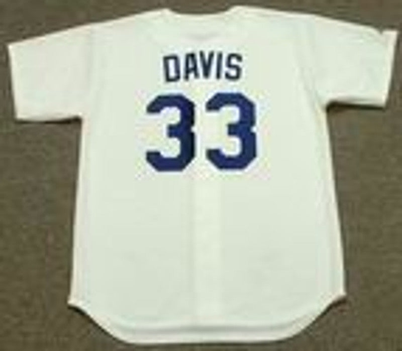 Los Angeles Dodgers Eric Davis Cooperstown MLB jersey front view