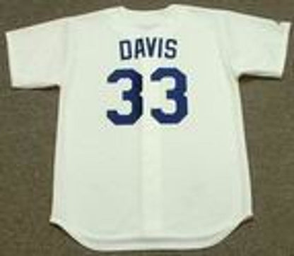 Los Angeles Dodgers Eric Davis Cooperstown MLB jersey front view