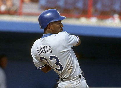 Los Angeles Dodgers Eric Davis MLB jersey front view