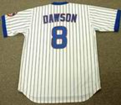Chicago Cubs Andre Dawson MLB jersey front view
