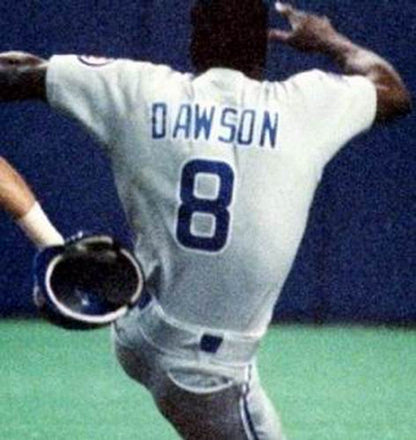 Chicago Cubs Andre Dawson MLB jersey front view