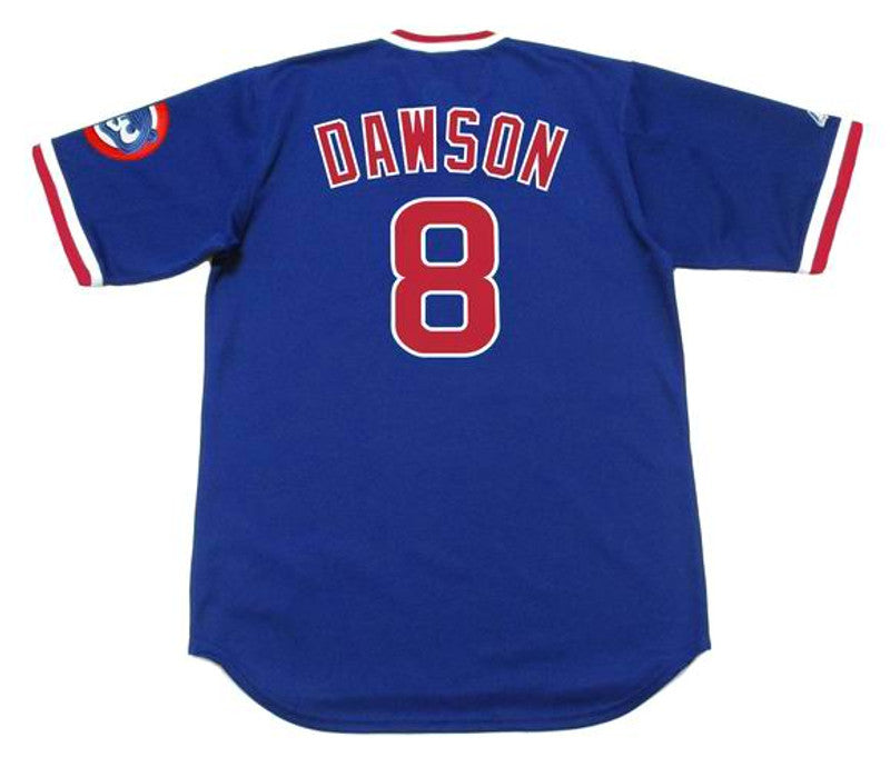 Chicago Cubs Andre Dawson MLB jersey front view