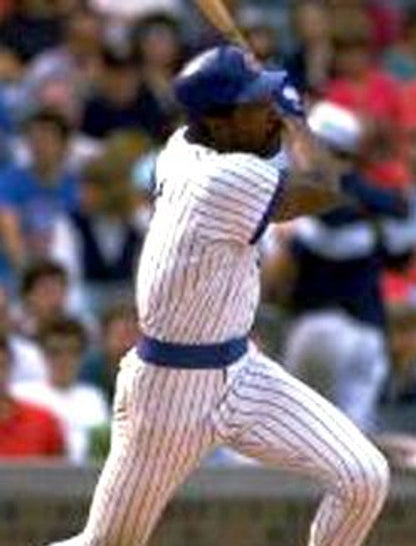 Chicago Cubs Andre Dawson MLB jersey front view