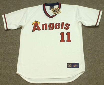 Doug Decinces California Angels 1982 Cooperstown Throwback Baseball Jersey jersey front view