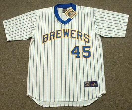RD MB Milwaukee 1987 Cooperstown Throwback Home Stitched Jersey, Vintage Baseball Jersey, Retro Sewn Jersey