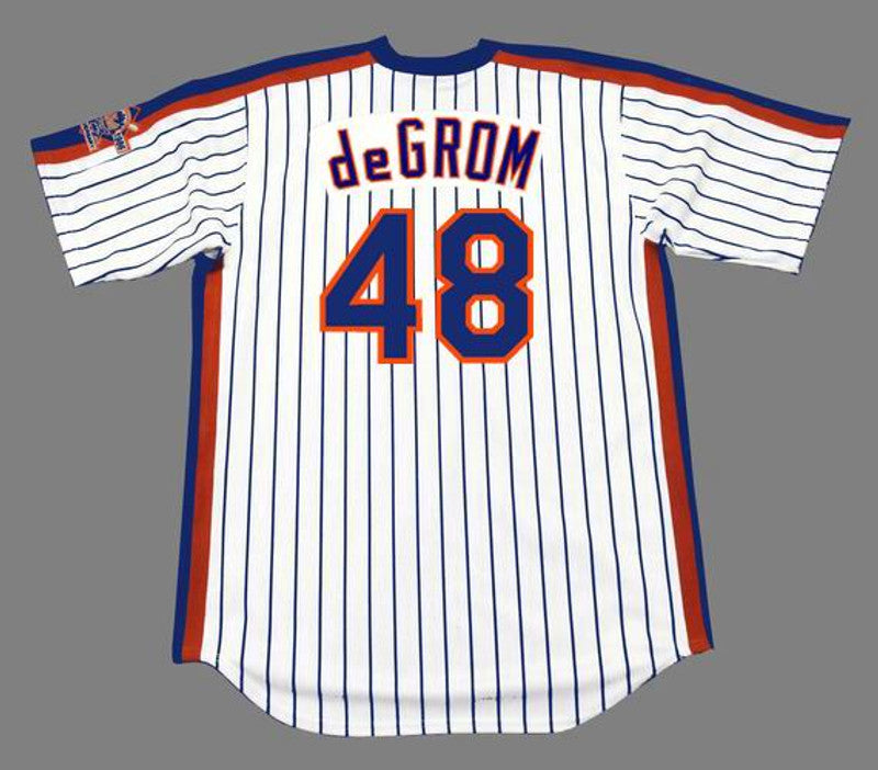 New York Mets Jacob Degrom MLB jersey front view