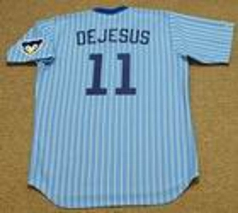 Chicago Cubs Ivan Dejesus Cooperstown MLB jersey front view