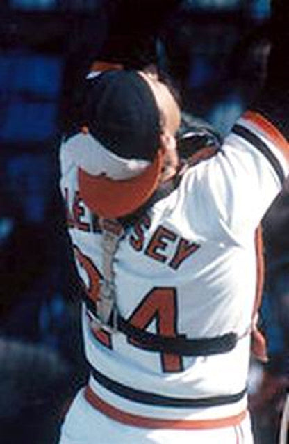 Baltimore Orioles Rick Dempsey Cooperstown MLB jersey front view