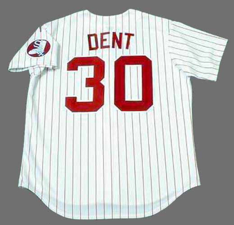 Chicago White Sox Bucky Dent 1970s MLB jersey front view