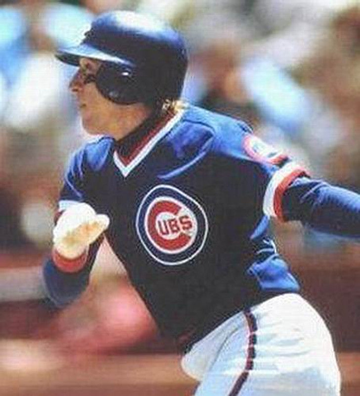 Chicago Cubs Bob Dernier Cooperstown MLB jersey front view