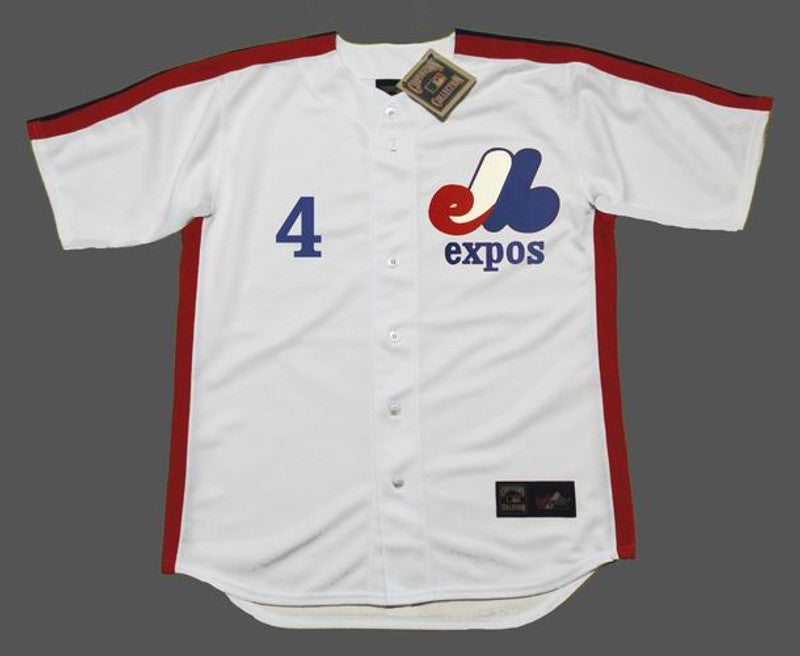 Montreal Expos Delino Deshields Cooperstown MLB jersey front view