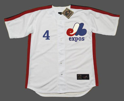 Montreal Expos Delino Deshields Cooperstown MLB jersey front view