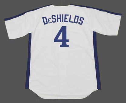 Montreal Expos Delino Deshields Cooperstown MLB jersey front view