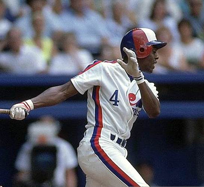 Montreal Expos Delino Deshields Cooperstown MLB jersey front view